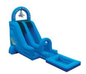 Inflatable water slide