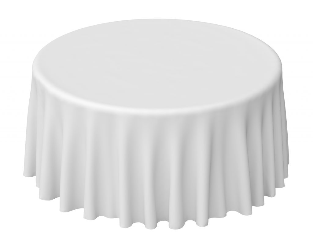 What Size Linen Fits a 60" Round Table? Reventals Event Rentals