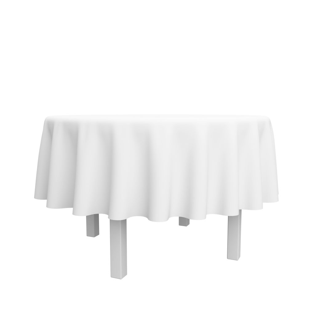 What Size Linen Fits a 60" Round Table? Reventals Event Rentals