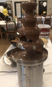 Not enough chocolate on fountain