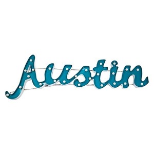 light up Austin sign