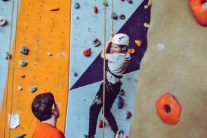 Rock Climbing Wall at Company Picnic