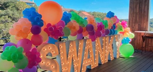 Swanky large marquee lighted letters