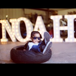 marquee letters birthday boy name NOAH