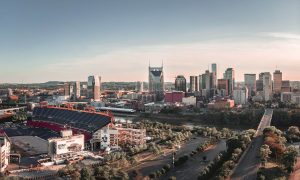 Downtown Skyline in Nashville, TN
