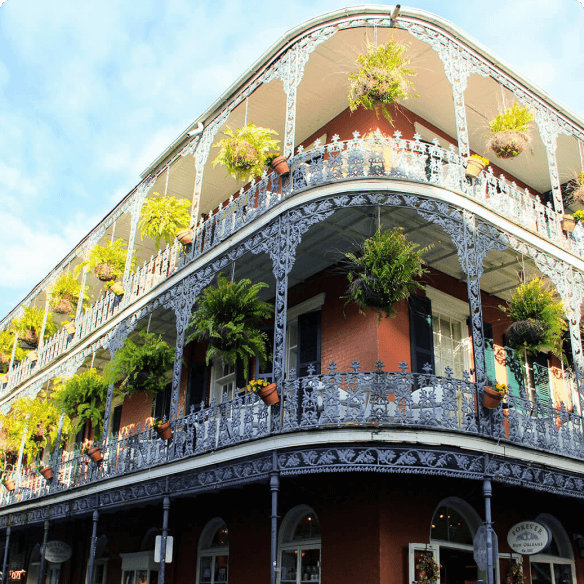 French Quarter in New Orleans, LA