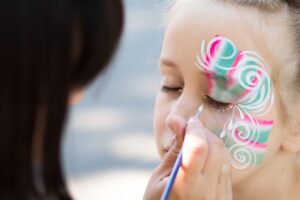 Face Painting at Field Day
