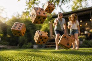 people playing yardzee