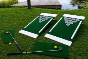golf beer pong