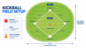how to set up a kickball field