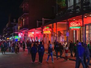 Bourbon Street.
