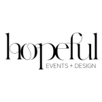 Hopeful Events and Design Logo