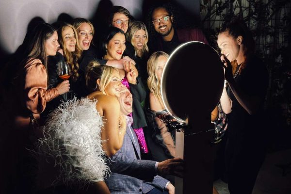 Photo Booth at a Coporate Event