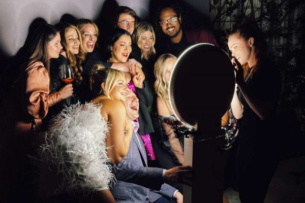Photo Booth at a Coporate Event